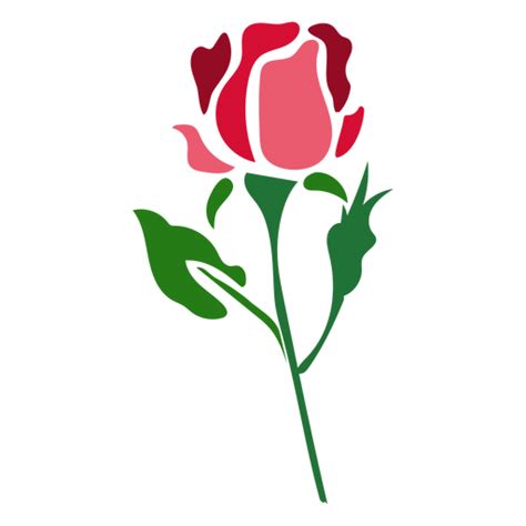 Diseño Png Y Svg De Icono De Flor Rosa Para Camisetas