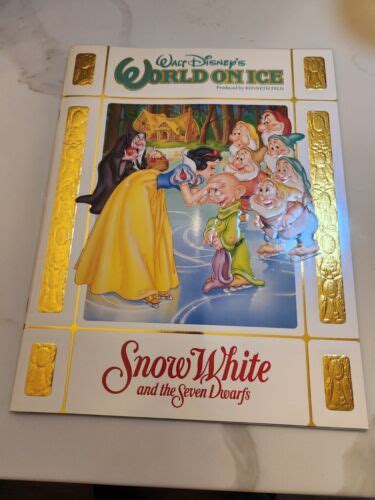 Walt Disneys World On Ice Snow White And The Seven Dwarfs Program