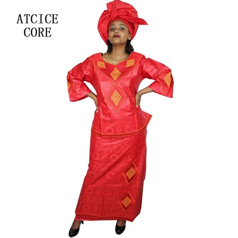 Robes Africaines Pour Femmes Nouvelle Mode Africaine Broderie Uco