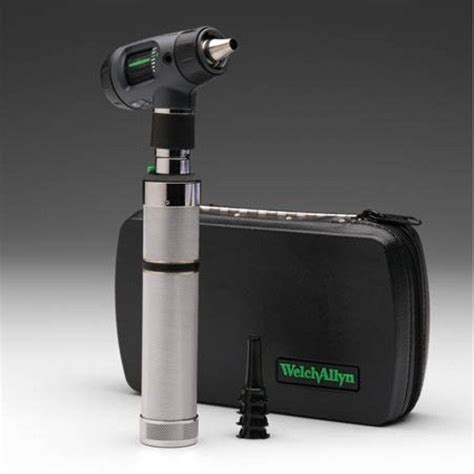 Stainless Steel Welch Allyn Otoscope Set With Macroview Otoscope For