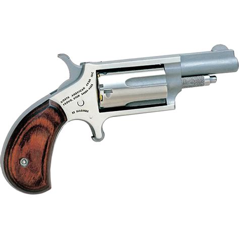 north american arms  magnum  lr wmr rosewood grip revolver