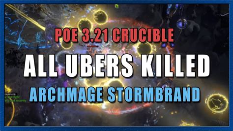 3 21 Archmage Stormbrand Ascendant Uber Boss Map Showcase YouTube