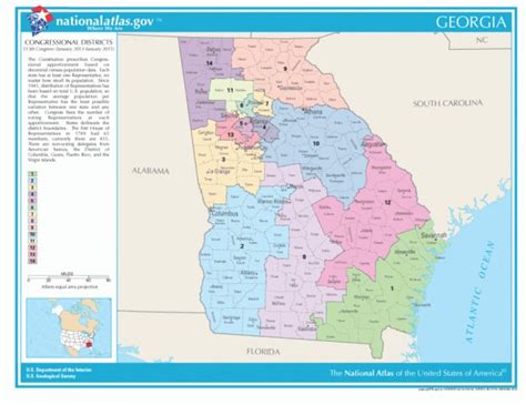 Georgia Congressional Districts Map: See Us House Representative In Georgia State House District ...