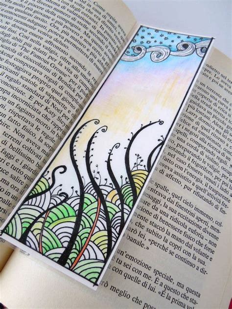 Bookmark Drawing at PaintingValley.com | Explore collection of Bookmark ...