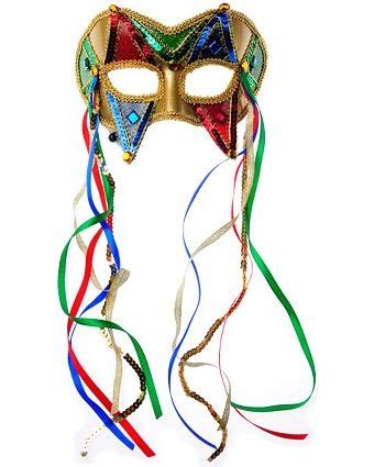 Festive Jester Mask | Wholesale Masks Halloween Costumes for Mardi Gras ...