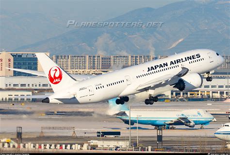 JA831J Japan Airlines Boeing 787 8 Dreamliner Photo By Aviation