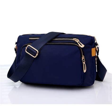 Casual Women Messenger Bags Small Waterproof Nylon Shoulder Crossbody