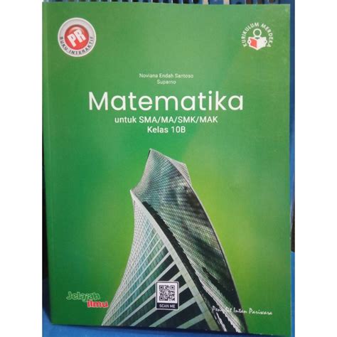 Jual Pr Buku Interaktif Matematika Kelas 10b Kurikulum Merdeka Penerbit Intan Pariwara Shopee