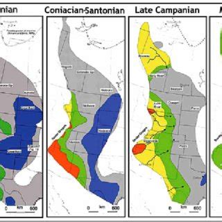 Compilation Of Paleogeographic Maps For The Western Interior Seaway