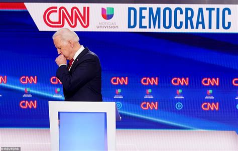 Joe Biden And Bernie Sanders Start With An Elbow Bump As They Face Off