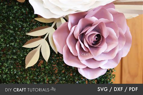 Large Paper Flower Templates Pdf Best Flower Site