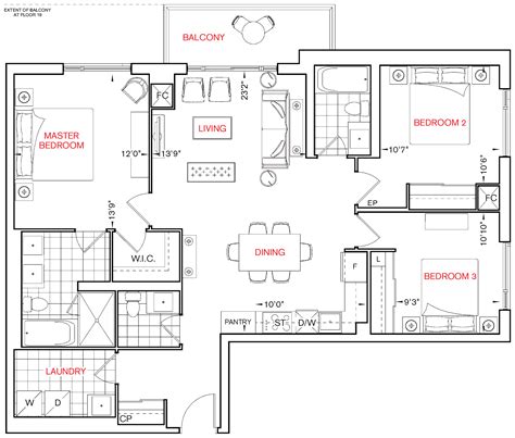 Parfait At Atria 3a Floor Plan Toronto On Livabl