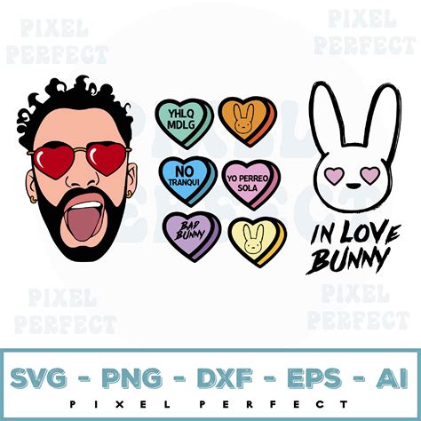 Bunny Bad Bundle Layered Svg Latin Svg Cricut Cut Files Inspire Uplift