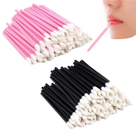 500 Pcs Disposable Lip Brush Wands Lipstick Applicator Lip Gloss Concealer Brushes Disposable