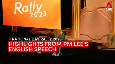 Ndr 2023 Key Takeaways From Pm Lee Hsien Loongs English Speech Youtube