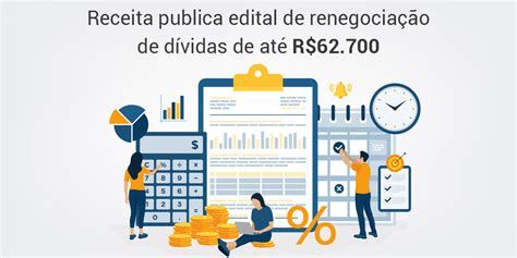 Receita publica edital de renegociação de dívidas de até R 62 700