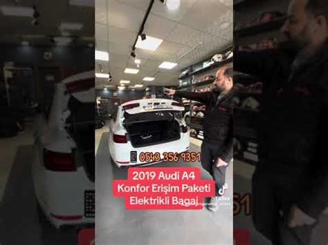 Audi A4 Keyless Go Ve Elektrikli Bagaj Montajı ecufastgaziantep YouTube