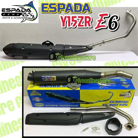 Exhaust Espada Std Cutting 100 Original Ekzos Pipe E4 E5 V5 E6 E7