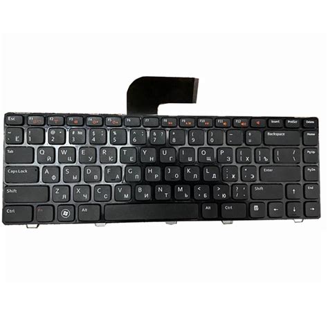 Teclado De Laptop Russo Para Dell Inspiron 14r N4110 M4110 N4050