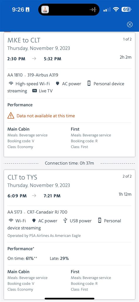 Is 36 minutes layover in CLT cutting too close? : r/americanairlines