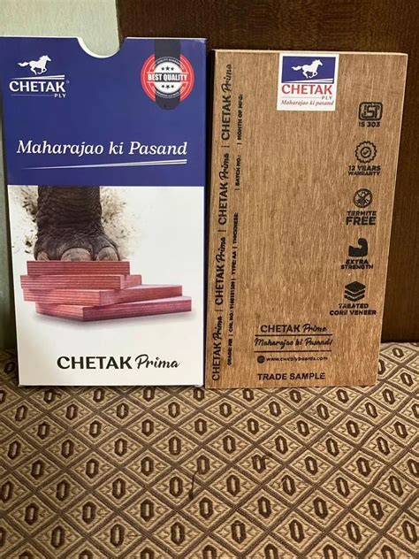 CHETAK PRIMA 303 PLYWOOD For Furniture Size Sq Ft 8 X 4 At Rs 70