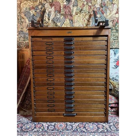 Early 20th Century Printers Chest 1920s Chairish