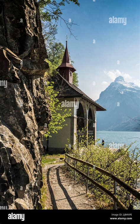 Tell S Chapel Sisikon Lake Lucerne Canton Uri Switzerland Stock