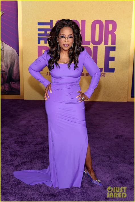 Oprah Winfrey Is Asked About Her Physique At Color Purple Premiere