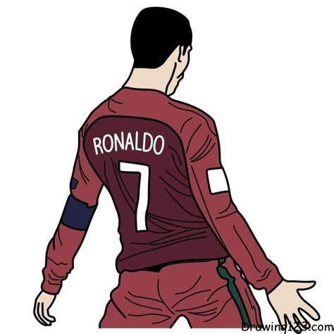 Cristiano Ronaldo Drawing Tutorial How To Draw Cristiano Ronaldo Step