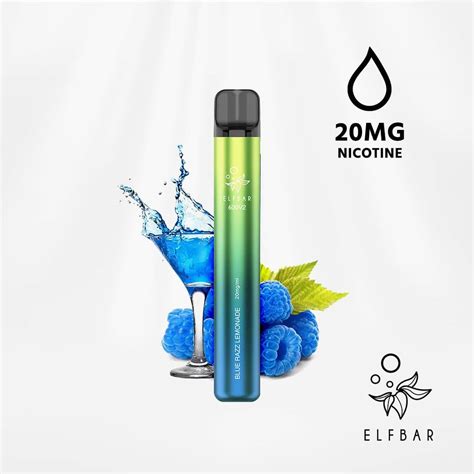 ELFBAR 600V2 Blue Razz Lemonade Raspberries Disposable Vape