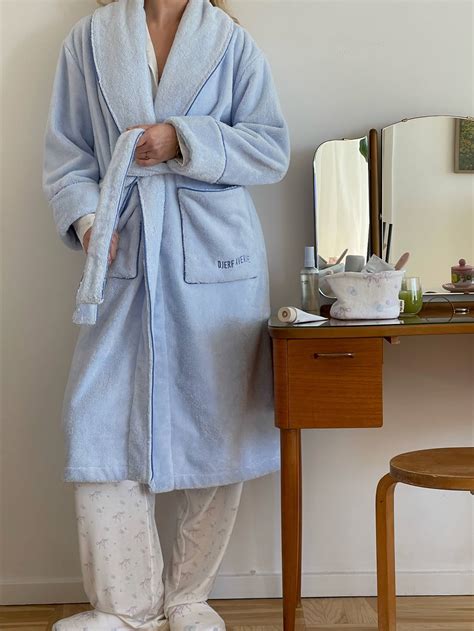 Bath Robe Blue - Blue | Djerf Avenue