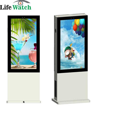 Outdoor Water Proof Inch Double Sided Advertising Lcd Digital