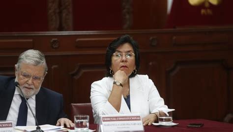 Marianella Ledesma Esperemos Que El Congreso Haga Elección De Magistrados Del Tc “con