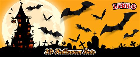 Amazon Ludilo Bats Halloween Decorations Halloween Bats Wall