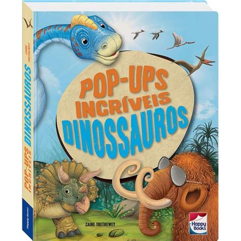 Livro Pop ups Incríveis Dinossauros Livros de Literatura Infantil