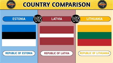 Estonia Vs Latvia Vs Lithuania Country Comparison Youtube