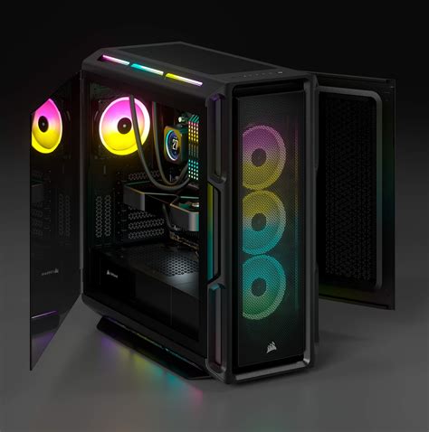 Case Máy Tính Corsair 5000t Rgb Tg Black Cc 9011230 Ww