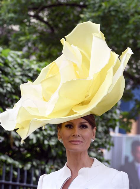 21 Absolutely Outrageous Hats From The Royal Ascot Hut Ascot Style Royal Ascot Hats Tan Hat