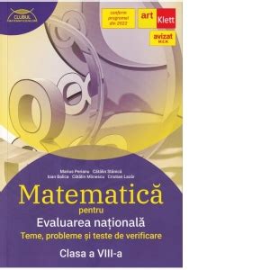 Evaluarea Nationala Matematica Clasa A Viii A Teme Probleme Si