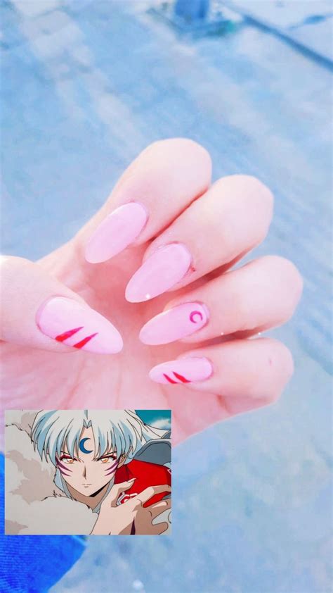 Anime Nail S Art Anime Nails Fake Nails Designs Kawaii Nails