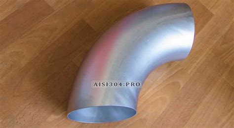 Отвод нержавеющий 154х2,0 мм AISI 304L/1.4307 DIN 11850