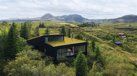 KRADS Creates A Lakeside Holiday Home That Merges Into The Icelandic