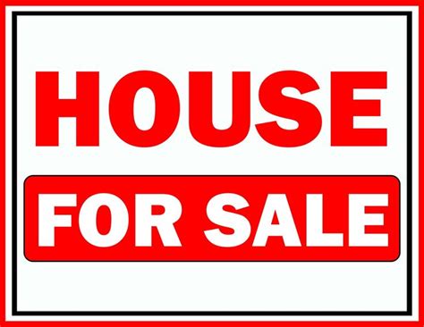 Printable House For Sale Sign PDF | FREE Download in 2022 | For sale ...