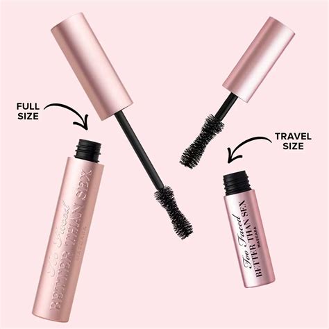 Máscara de Cílios Better Than Sex Too Faced Versão Travel Size DANI CASSIANO MAKEUP ESMALTERIA