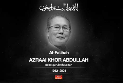 Bekas Jurulatih Kedah Azraai Khor Meninggal Dunia Astro Awani