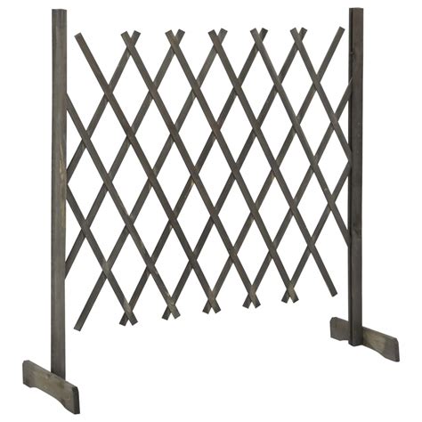 Keketa Expanding Garden Fence Expanding Freestanding Wooden Trellis Fence Garden Screen