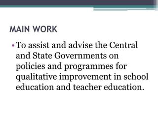 National council of educational research and training | PPTX