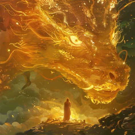 golden yellow dragon