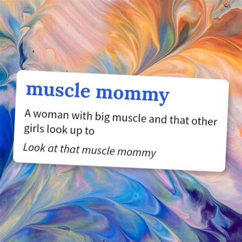 Urban Dictionary On Twitter Muscle Mommy Buffly3pfsyrh