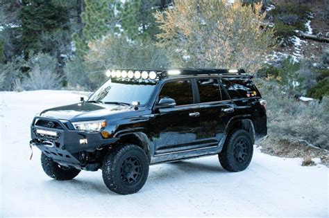 10 20 4runner Kc Hilites M Rack W 50 Gravity Led Pro6 Light Bar Roof Rack Kit